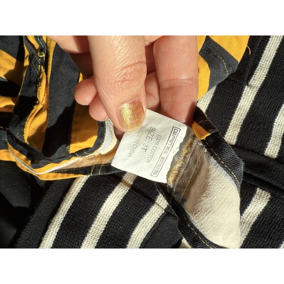 Game Bibs Overalls Toddler 3T Black Yellow Pittsburgh Steelers Iowa Hawkeyes - Picture 5 of 5